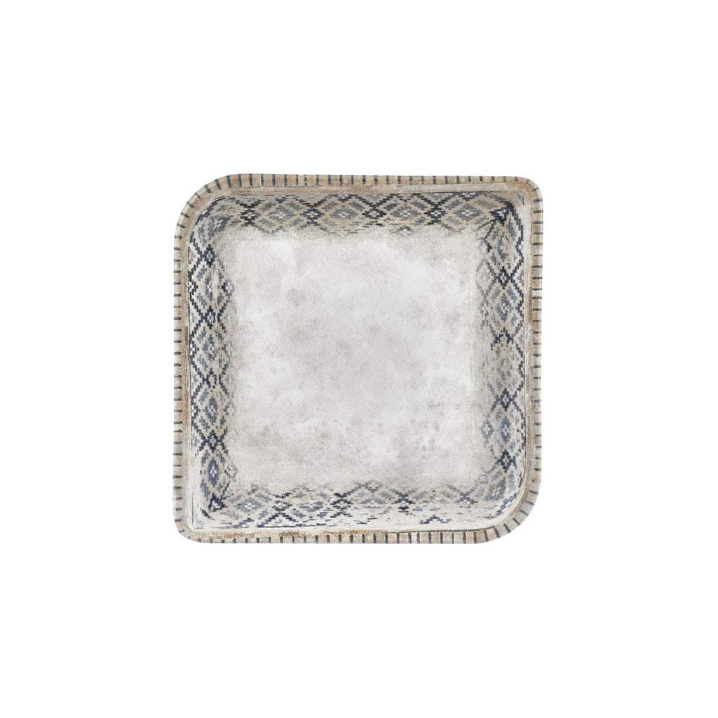 Turgla Zafira 11Inch  x 11Inch  Square Beige Vitrified Plate SKU: T-RUGAR38KR-6