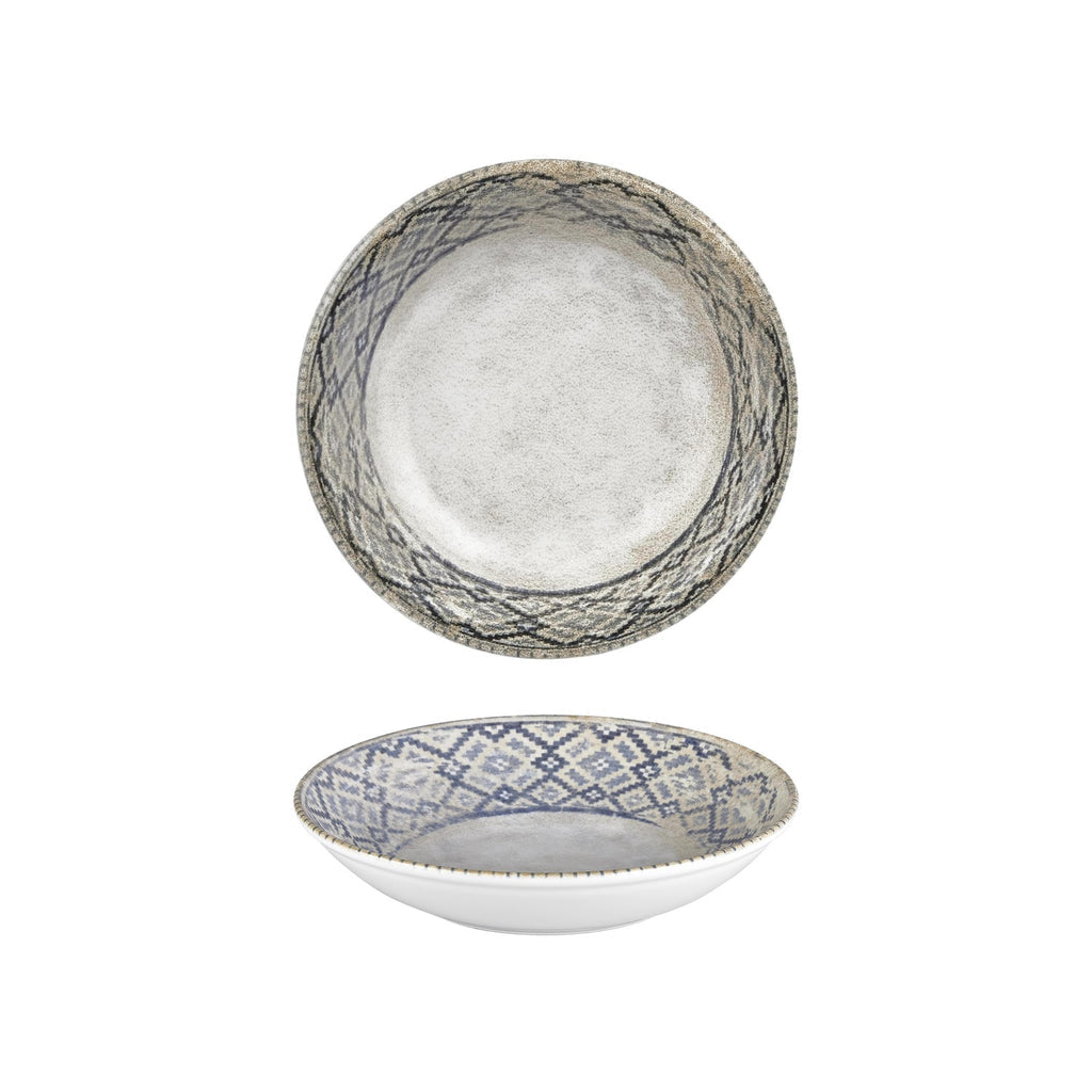 Turgla Zafira dia.9.75Inch  h:2Inch  44 oz. Round Beige Vitrified Deep Plate SKU: T-RUGFL25CK-6