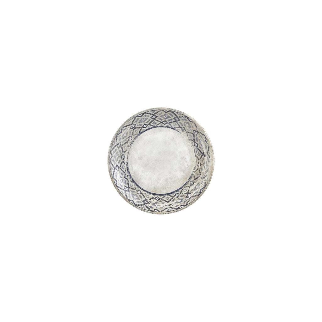 Turgla Zafira dia.6.75Inch  Round Decorated Vitrified Plate SKU: T-RUGZT17DZ-12
