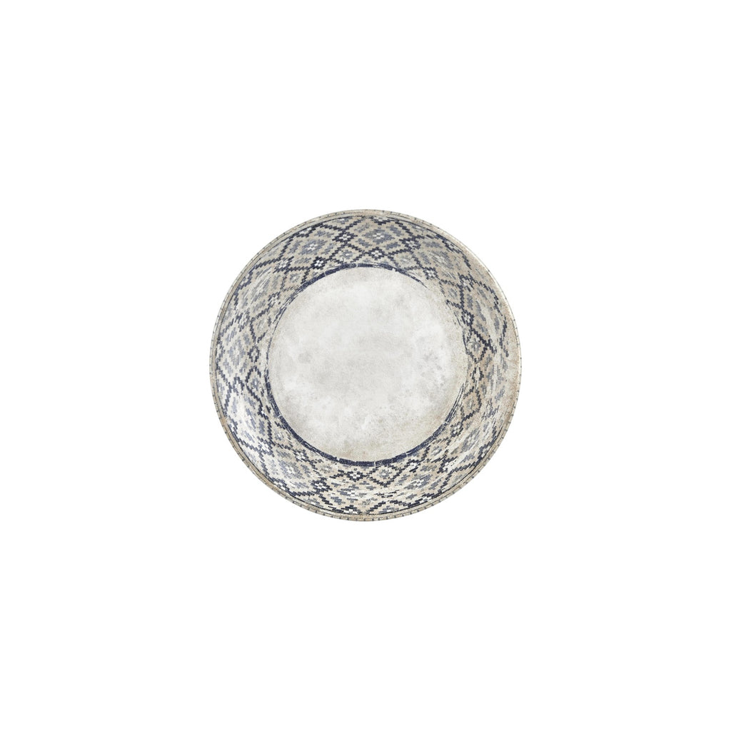 Turgla Zafira dia.9Inch  Round Beige Vitrified Plate SKU: T-RUGZT23DZ-12