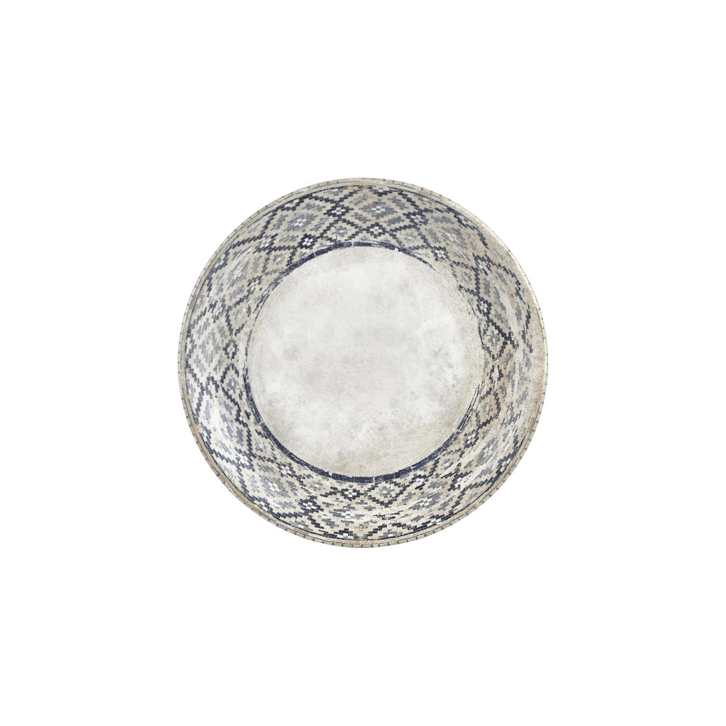 Turgla Zafira dia.10.75Inch  Round Beige Vitrified Plate SKU: T-RUGZT27DZ-12