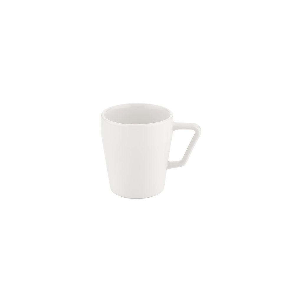 Turgla Smooth White dia.4Inch  h:0Inch  11 oz. Round Warm White Vitrified Mug SKU: T-SM01MUG-6