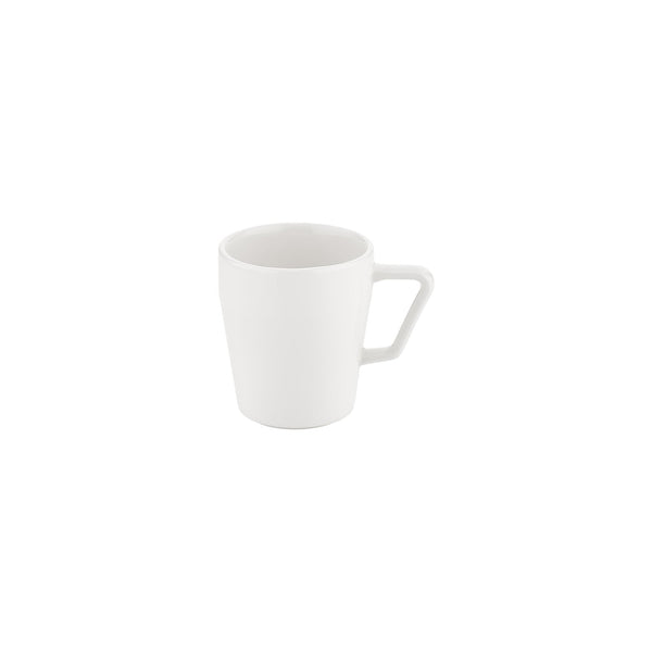 Turgla Smooth White dia.4Inch  h:0Inch  11 oz. Round Warm White Vitrified Mug SKU: T-SM01MUG-6