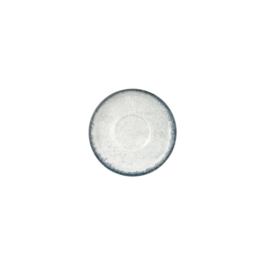 Turgla Smooth Ambience Blue dia.6Inch  Round Blue Vitrified Saucer SKU: T-SMABB01CT-24