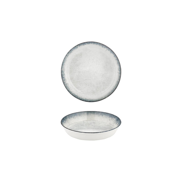 Turgla Smooth Ambience Blue dia.5Inch  h:1.25Inch  7 oz. Round Blue Vitrified Deep Plate SKU: T-SMABB13CK-24