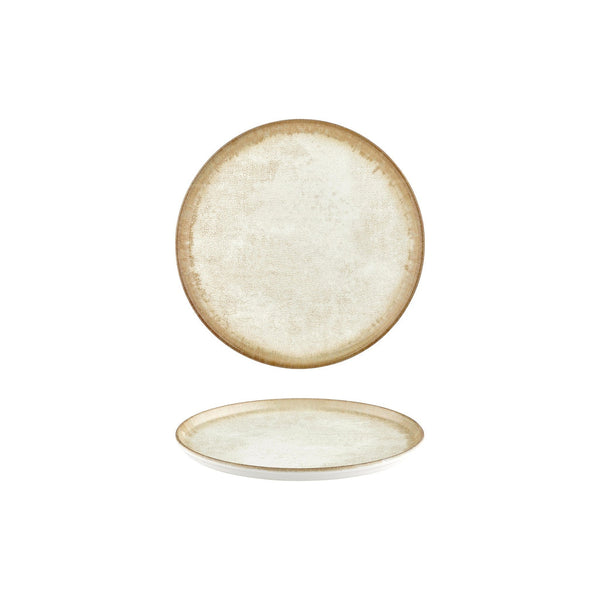 Turgla Smooth Ambience Yellow dia.8.75Inch  Round Beige Vitrified Plate SKU: T-SMABY22DZ-12
