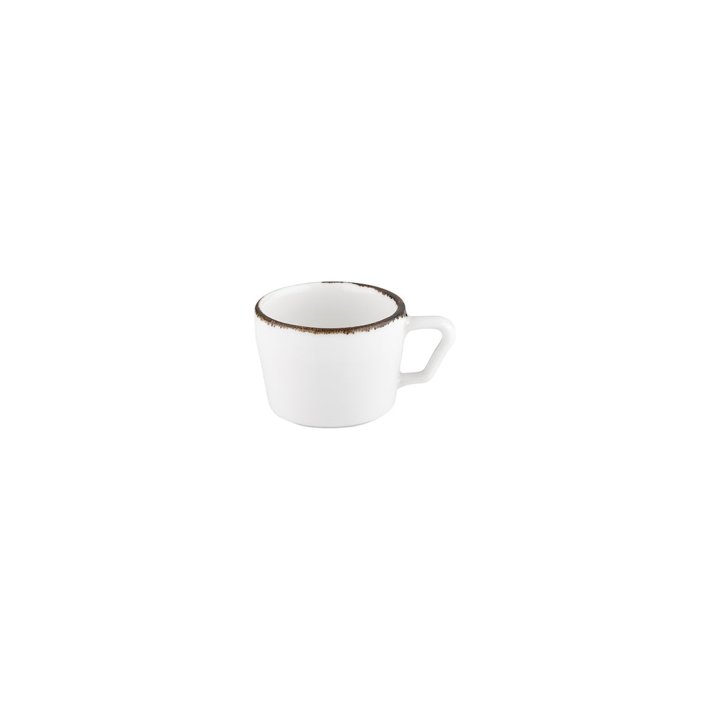 Turgla Smooth Reaction dia.3.5Inch  h:0Inch  7 oz. Round Brown Vitrified Cup SKU: T-SMGL01CF-12