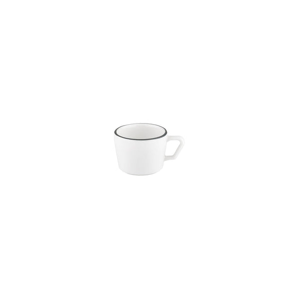 Turgla Smooth Ambience Blue dia.2.25Inch  h:0Inch  3 oz. Round Gray Vitrified Espresso Cup SKU: T-SMGR01KF-12