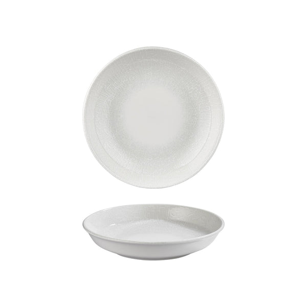 Turgla Illusion dia.9.75Inch  h:2Inch  42 oz. Round Blue Vitrified Deep Plate SKU: T-SMLUS25CK-6