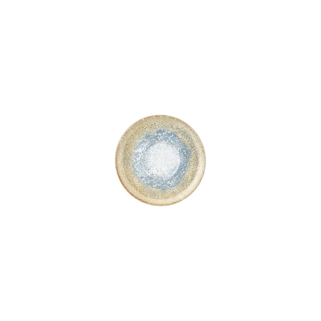 Turgla Smooth Reaction dia.5Inch  Round Yellow Vitrified Saucer SKU: T-SMRT01KT-24