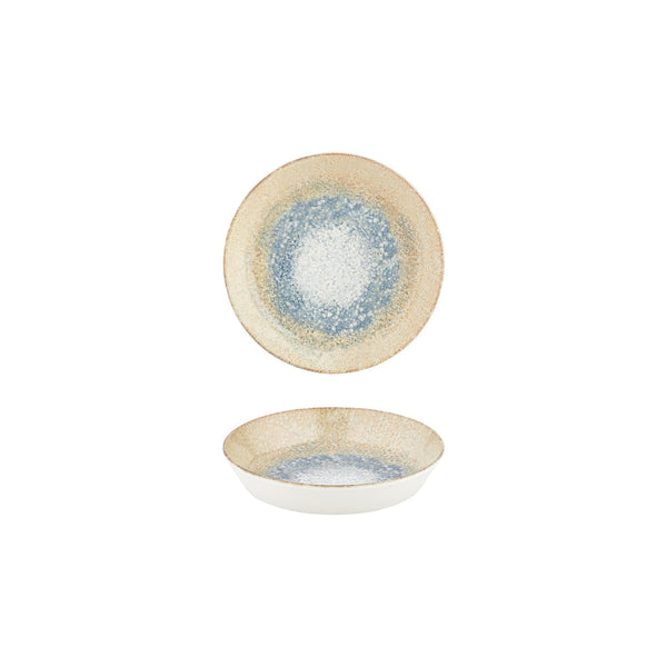 Turgla Smooth Reaction dia.4Inch  h:1Inch  3 oz. Round Yellow Vitrified Deep Plate SKU: T-SMRT10CK-24