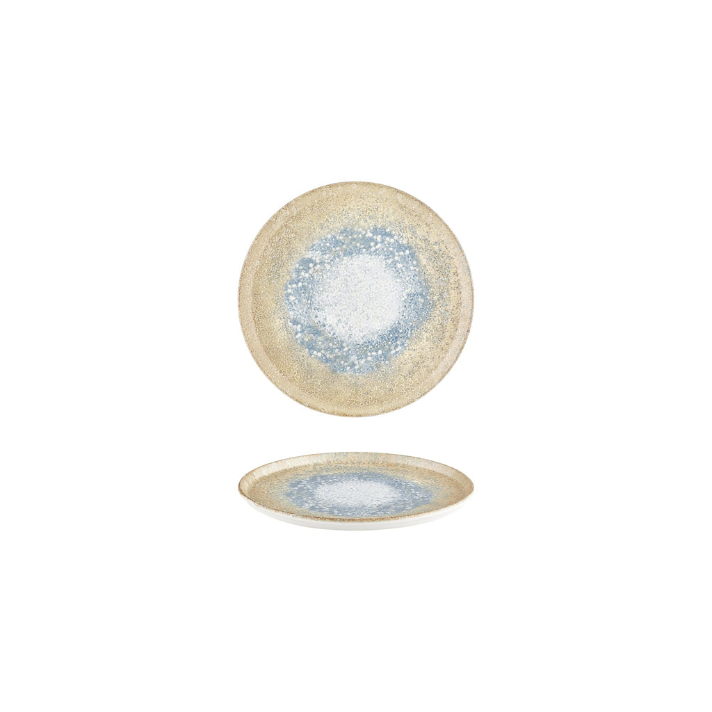 Turgla Smooth Reaction dia.6.25Inch  Round Yellow Vitrified Plate SKU: T-SMRT16DZ-12