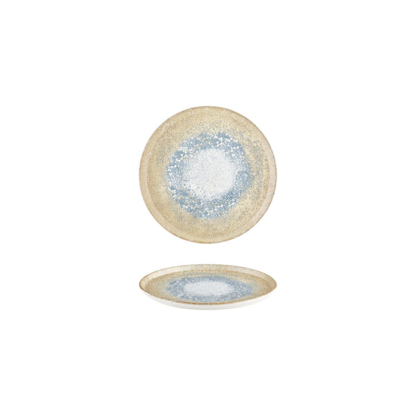Turgla Smooth Reaction dia.6.25Inch  Round Yellow Vitrified Plate SKU: T-SMRT16DZ-12