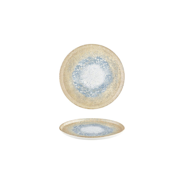 Turgla Smooth Reaction dia.7.5Inch  Round Yellow Vitrified Plate SKU: T-SMRT19DZ-12