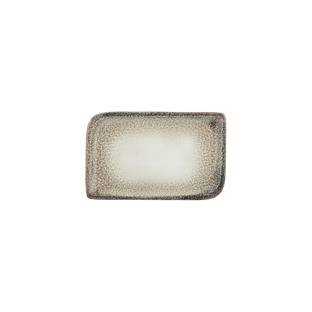 Turgla Spazio 9.5Inch  x 6Inch  Rectangular Decorated Vitrified Plate SKU: T-SZAR28DT-12