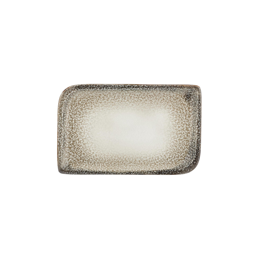 Turgla Spazio 11.75Inch  x 7Inch  x h:0Inch  Rectangular Decorated Vitrified Platter SKU: T-SZAR34DT-6