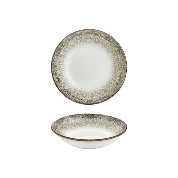 Turgla Spazio dia.9Inch  h:1.75Inch  34 oz. Round Decorated Vitrified Deep Plate SKU: T-SZFL23CK-6