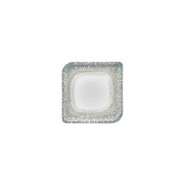 Turgla Vista 6Inch  x 6Inch  Square Green Vitrified Plate SKU: T-VISAR20KR-12