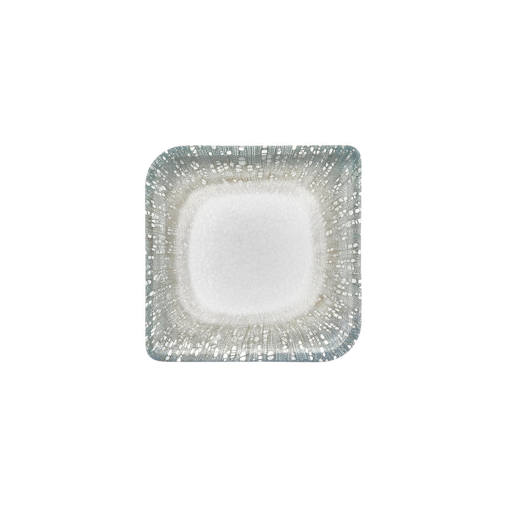 Turgla Vista 8.75Inch  x 8.75Inch  Square Green Vitrified Plate SKU: T-VISAR30KR-6