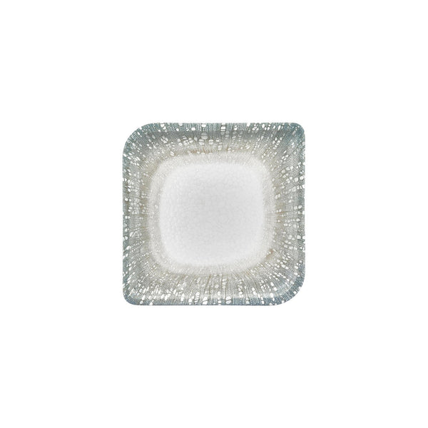 Turgla Vista 8.75Inch  x 8.75Inch  Square Green Vitrified Plate SKU: T-VISAR30KR-6