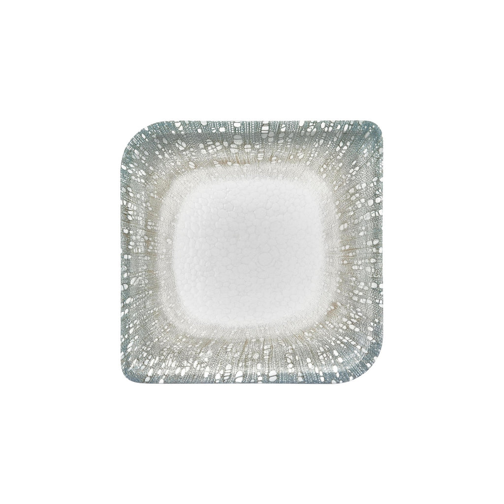 Turgla Vista 11Inch  x 11Inch  Square Green Vitrified Plate SKU: T-VISAR38KR-6