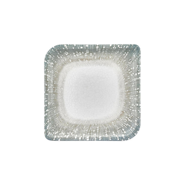 Turgla Vista 11Inch  x 11Inch  Square Green Vitrified Plate SKU: T-VISAR38KR-6