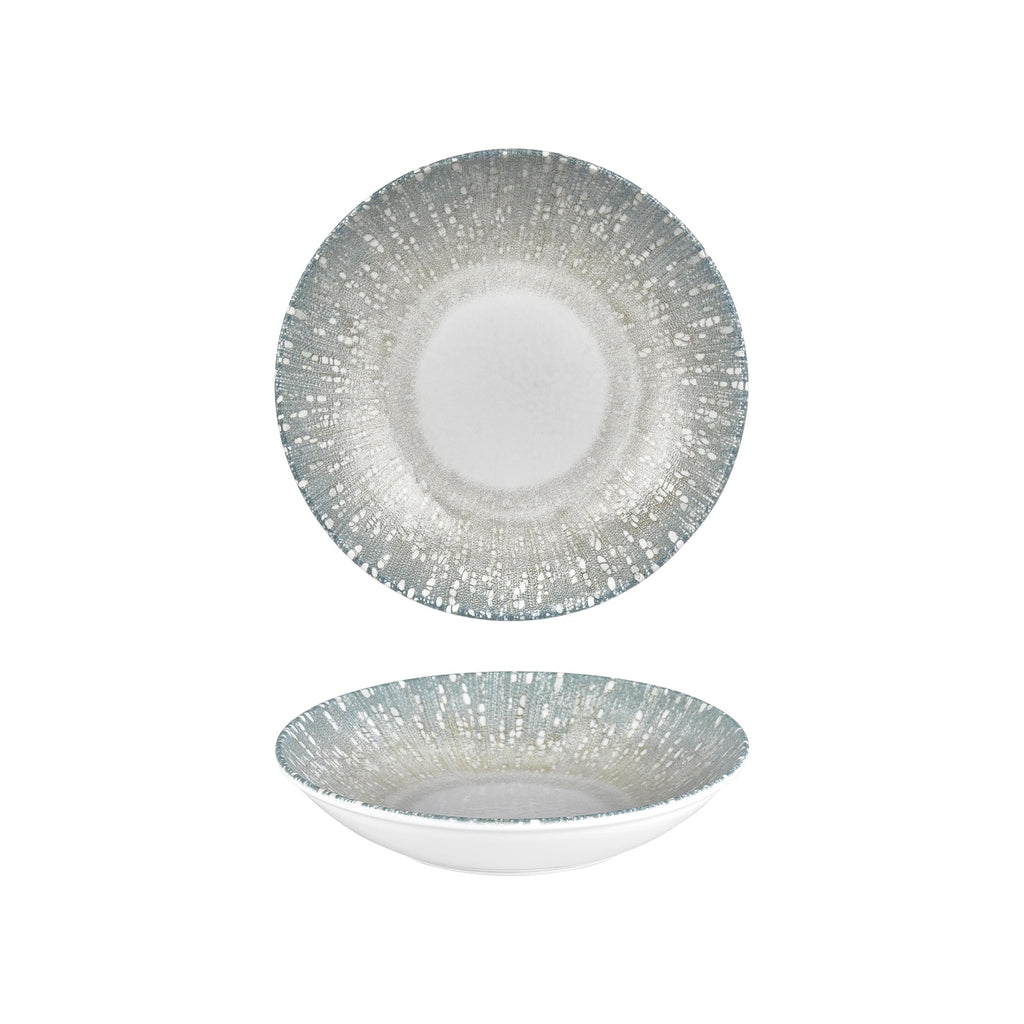 Turgla Vista dia.9.75Inch  h:2Inch  44 oz. Round Green Vitrified Deep Plate SKU: T-VISFL25CK-6