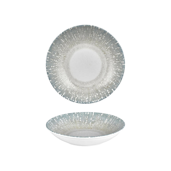 Turgla Vista dia.9.75Inch  h:2Inch  44 oz. Round Green Vitrified Deep Plate SKU: T-VISFL25CK-6