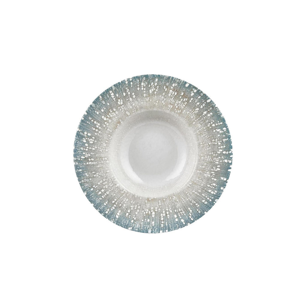 Turgla Vista dia.11Inch  h:2.25Inch  16 oz. Round Green Vitrified Deep Plate SKU: T-VISGT28CK-6