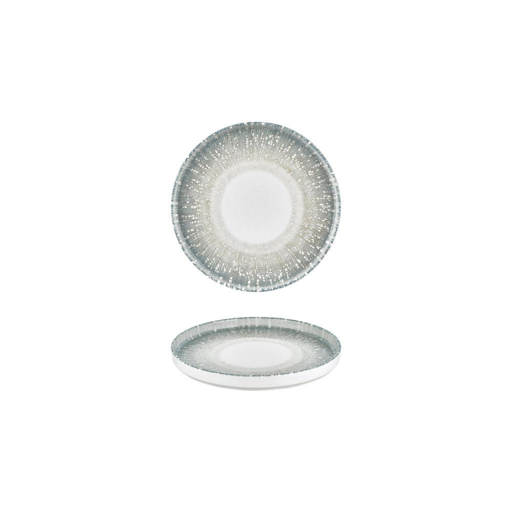 Turgla Vista dia.6.25Inch  Round Green Vitrified Plate SKU: T-VISHL16RD-6