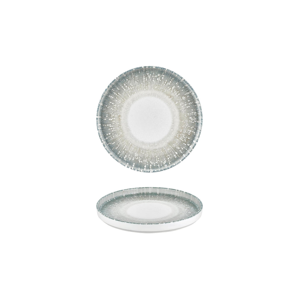Turgla Vista dia.7.5Inch  Round Green Vitrified Plate SKU: T-VISHL19RD-6