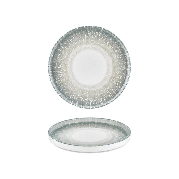 Turgla Vista dia.9.75Inch  Round Green Vitrified Plate SKU: T-VISHL25RD-6