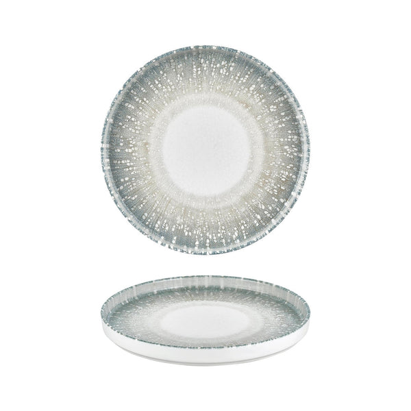 Turgla Vista dia.10.75Inch  Round Green Vitrified Plate SKU: T-VISHL27RD-6