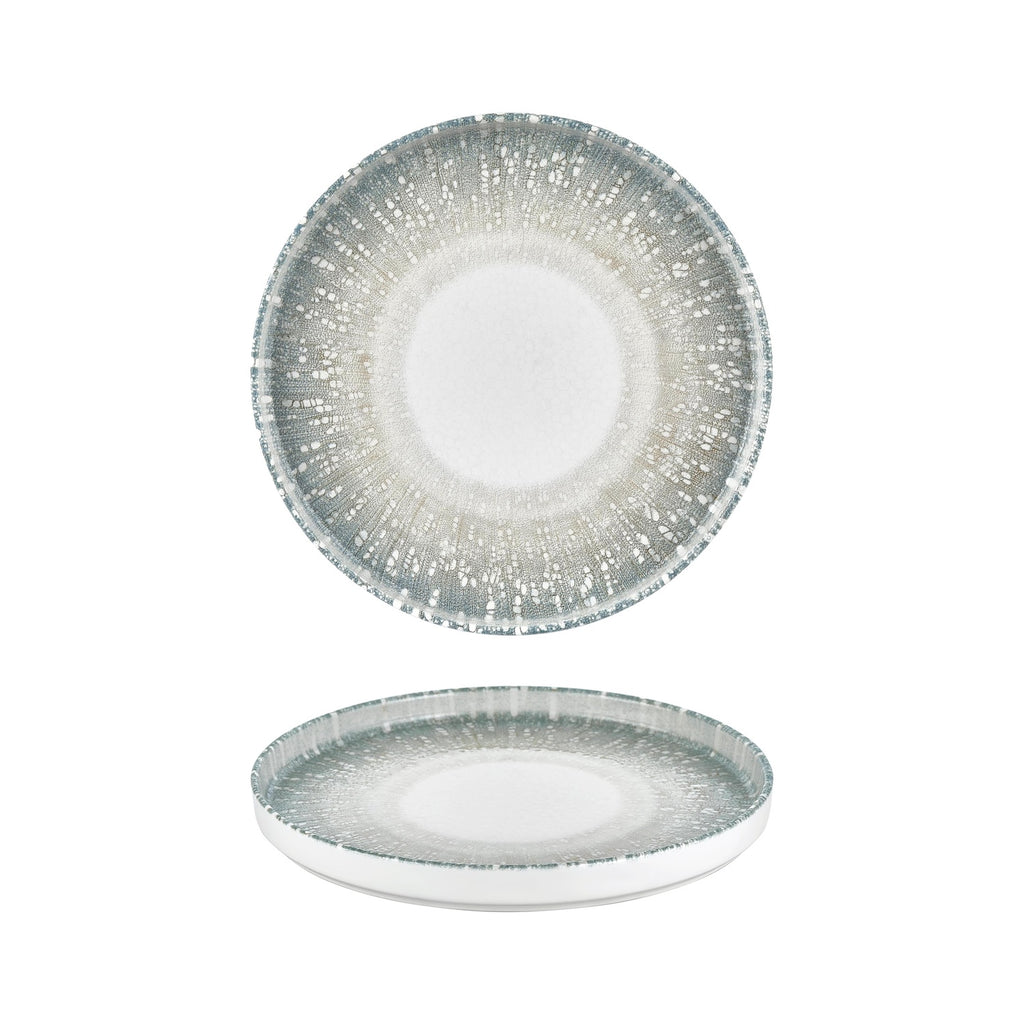 Turgla Vista dia.10.75Inch  Round Green Vitrified Plate SKU: T-VISHL27RD-6