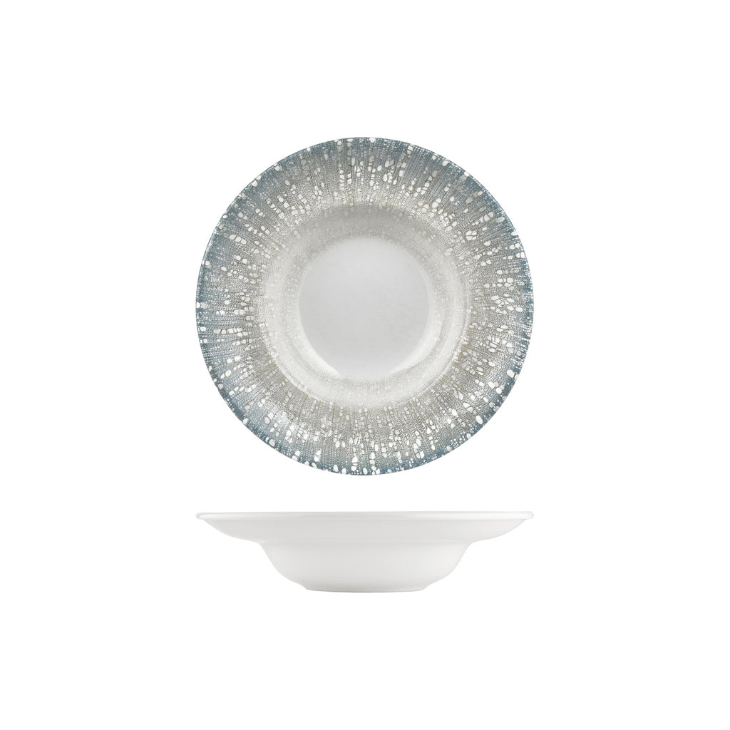 Turgla Vista dia.9.75Inch  h:2.25Inch  14 oz. Round Green Vitrified Deep Plate SKU: T-VISZT25CK-6