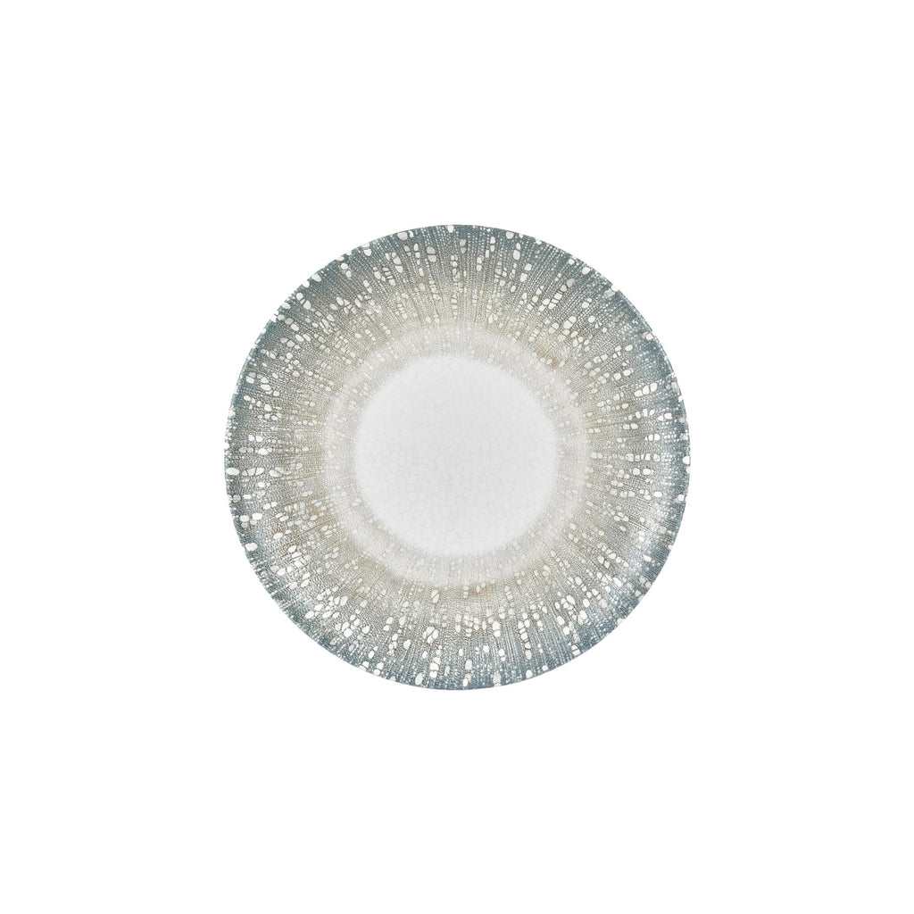Turgla Vista dia.10.75Inch  Round Green Vitrified Plate SKU: T-VISZT27DZ-12