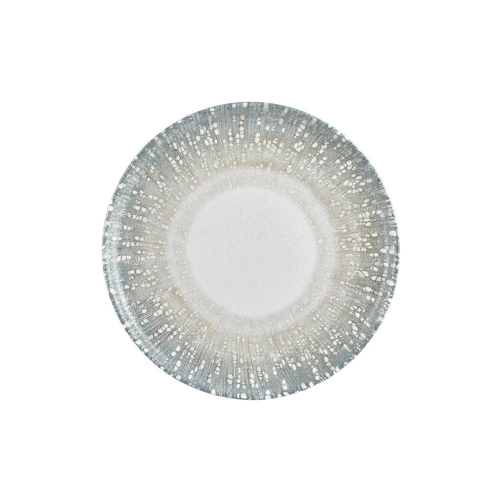 Turgla Vista dia.12.5Inch  x 12.5Inch  Round Green Vitrified Pizza Plate SKU: T-VISZT32PZT-6