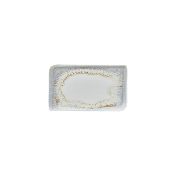 Turgla Wave 9.5Inch  x 6Inch  Rectangular Blue Vitrified Plate SKU: T-WEAR28DT-12
