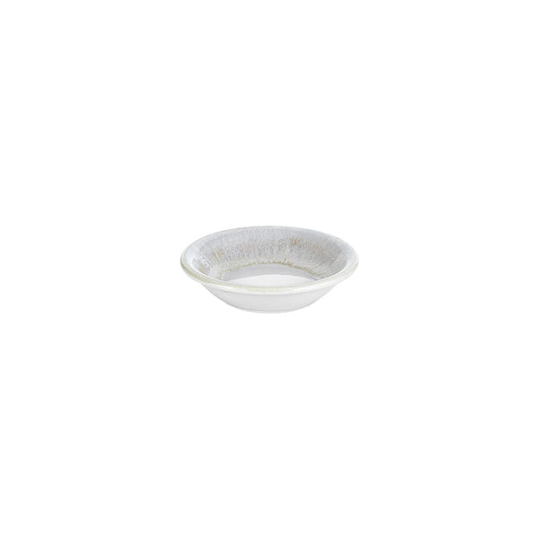 Turgla Wave dia.3.5Inch  h:0.75Inch  2 oz. Round Blue Vitrified Deep Plate SKU: T-WEZT09CK-24
