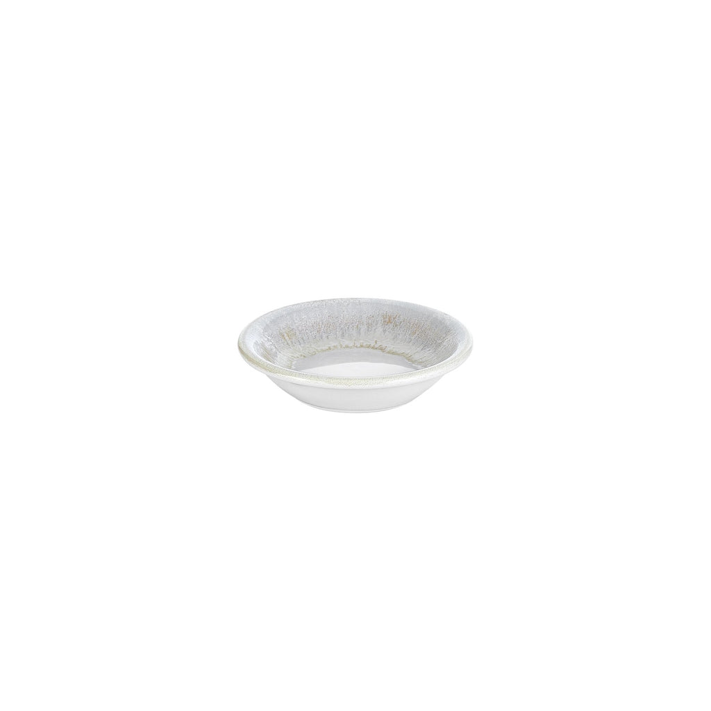 Turgla Wave dia.6Inch  h:1.25Inch  7 oz. Round Blue Vitrified Deep Plate SKU: T-WEZT15CK-24