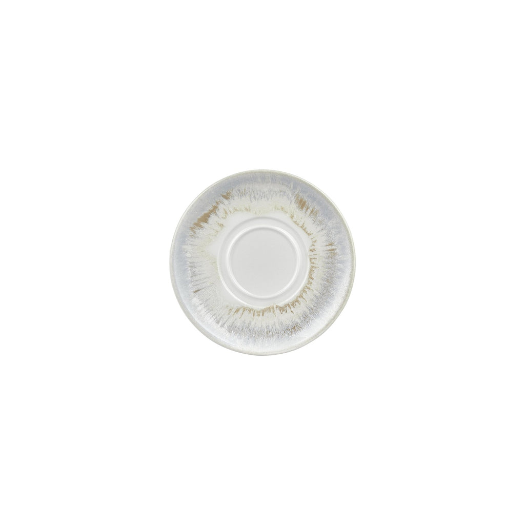Turgla Wave dia.7.5Inch  Round Blue Vitrified Saucer SKU: T-WEZT19KNS-12