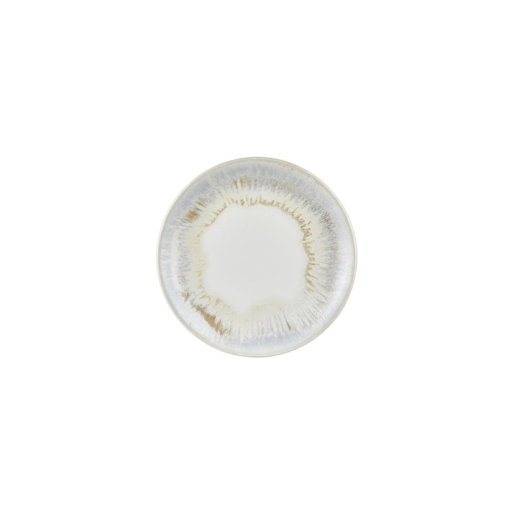 Turgla Wave dia.8.25Inch  Round Blue Vitrified Plate SKU: T-WEZT21DZ-12