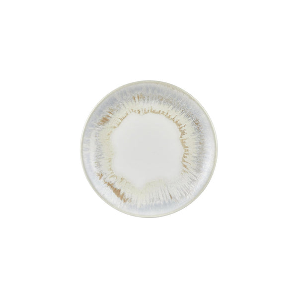 Turgla Wave dia.9.75Inch  Round Blue Vitrified Plate SKU: T-WEZT25DZ-12