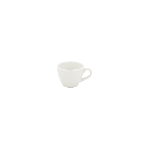 Turgla Gourmet dia.2.25Inch  h:2Inch  3 oz. Round Warm White Vitrified Espresso Cup SKU: T-ZT01KF-12