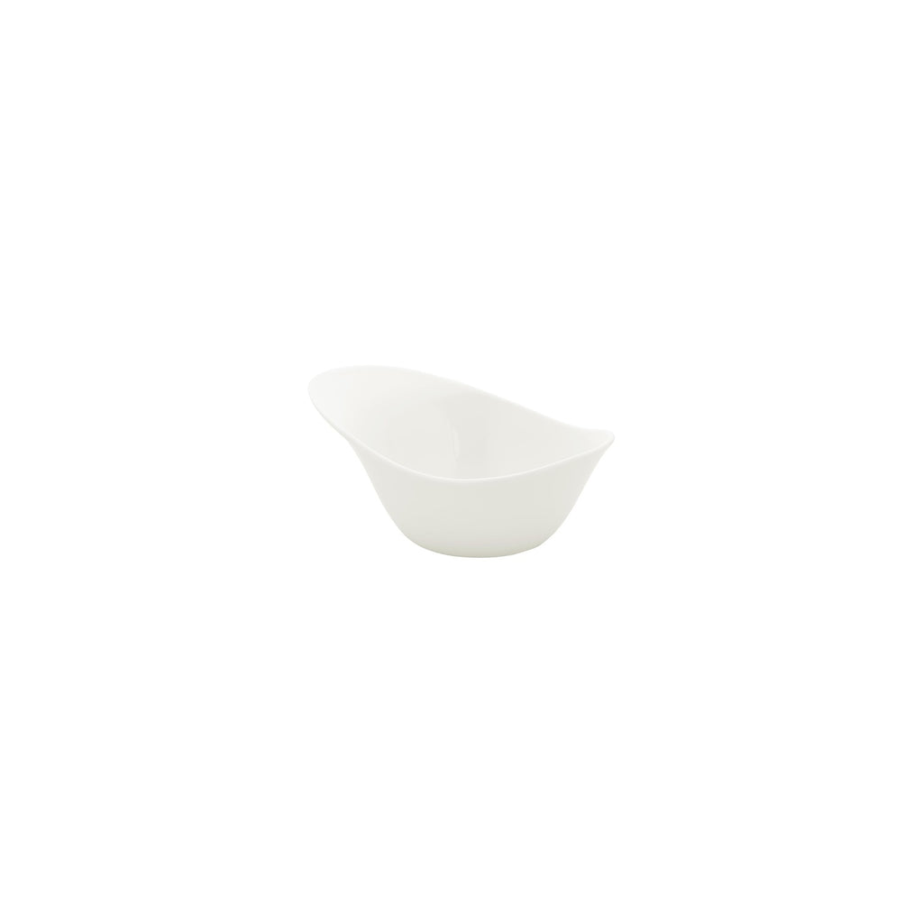 Turgla Gourmet 7Inch  x 5Inch  x h:0Inch  12 oz. Organic Warm White Vitrified Bowl SKU: T-ZT18OKS-6
