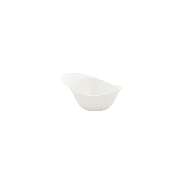 Turgla Gourmet 7Inch  x 5Inch  x h:0Inch  12 oz. Organic Warm White Vitrified Bowl SKU: T-ZT18OKS-6