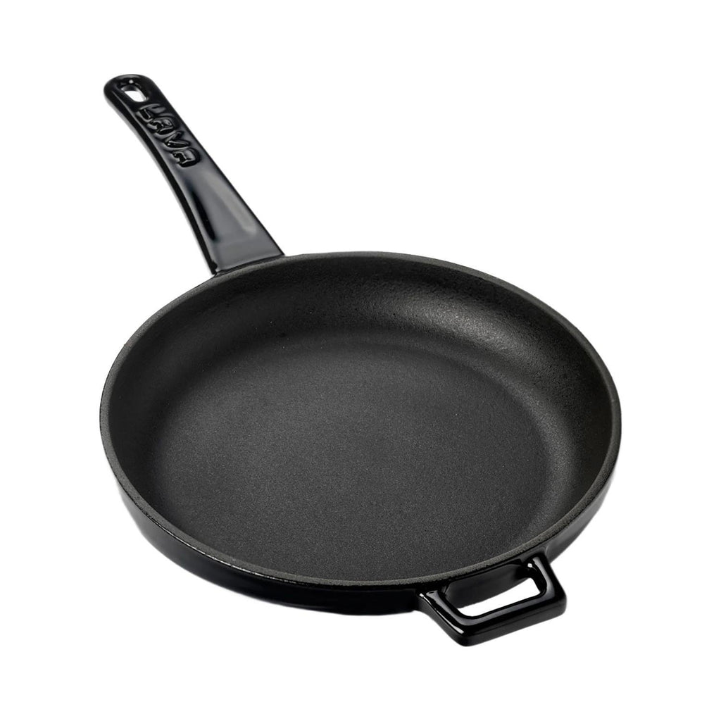 Turgla Cast Iron dia.7.75Inch  h:1Inch  Round Black Cast Iron Pan SKU: TCB1220DBLK
