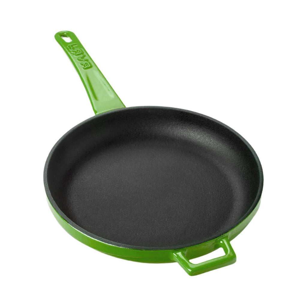 Turgla Cast Iron dia.7.75Inch  h:1Inch  Round Green Cast Iron Pan SKU: TCB1220DGRN