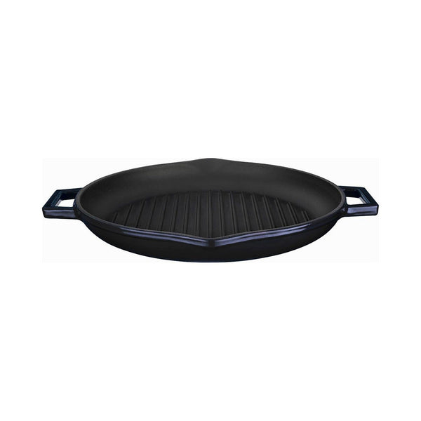 Turgla Cast Iron dia.11.75Inch  h:2Inch  3 qt. Round Black Cast Iron Pan SKU: TCB1330BLK