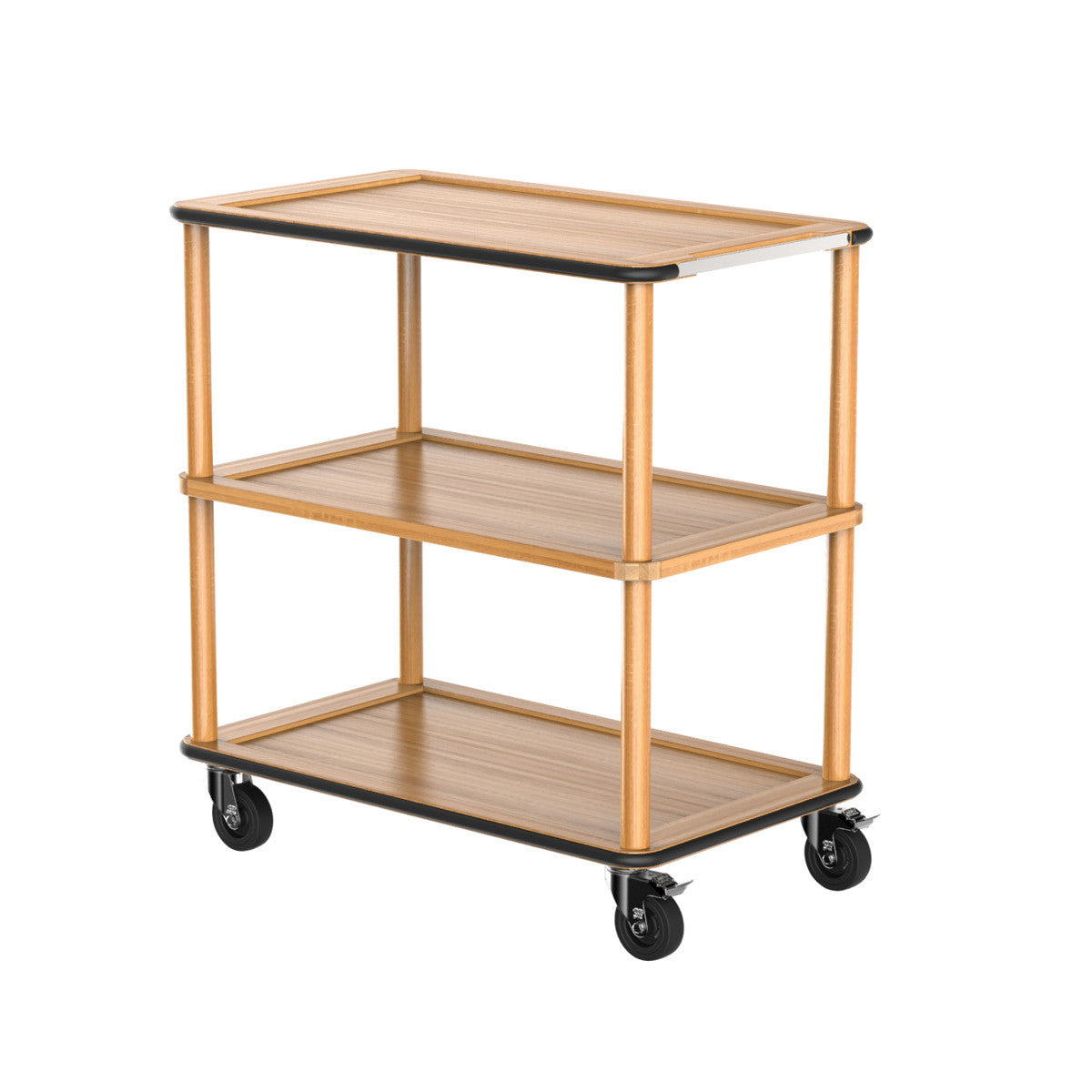 Craster Oak Modern Tray Trolley 915 ? 535 ? 959 mm / 
36 ? 21 ? 37.8 in SKU: TO_CTTO